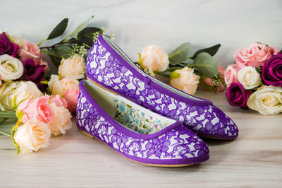 Bride Flats For Wedding, Bridal Shoes Purple, Wedding Lace Shoes, Bridesmaid Shoes, Bride Sneakers, Wedding Shoes, Reception Shoes