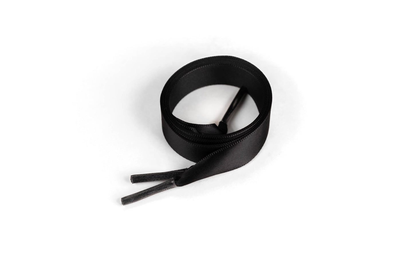 Shoelaces Bridal Custom Text Satin Ribbon 5/8" Premium Quality Shoelaces 48" (Low Tops) / Black