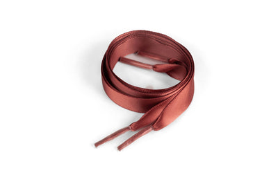 Satin Ribbon 5/8" Premium Quality Shoelaces - 36" Inch Length Cinnamon