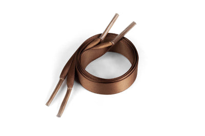 Satin Ribbon 5/8" Premium Quality Shoelaces - 63" Inch Length Copper
