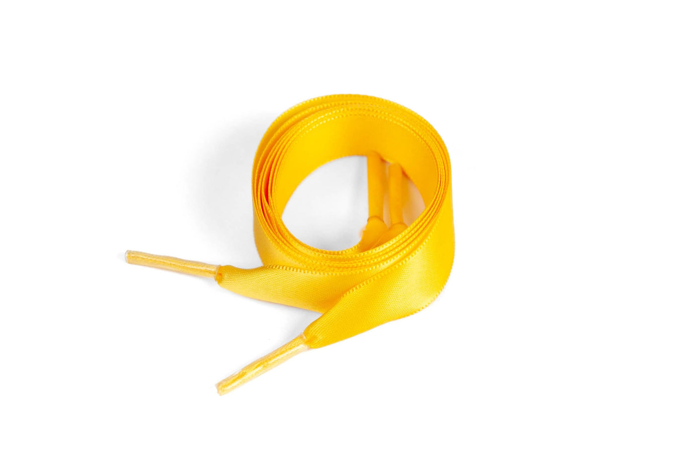 Satin Ribbon 5/8" Premium Quality Shoelaces - 63" Inch Length Daffodil