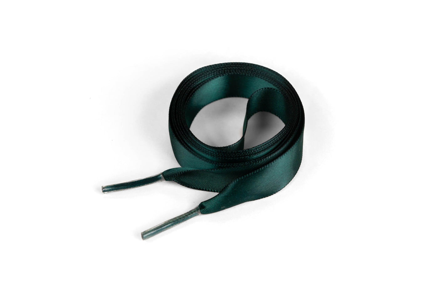 Satin Ribbon 5/8" Premium Quality Shoelaces - 36" Inch Length Hunter