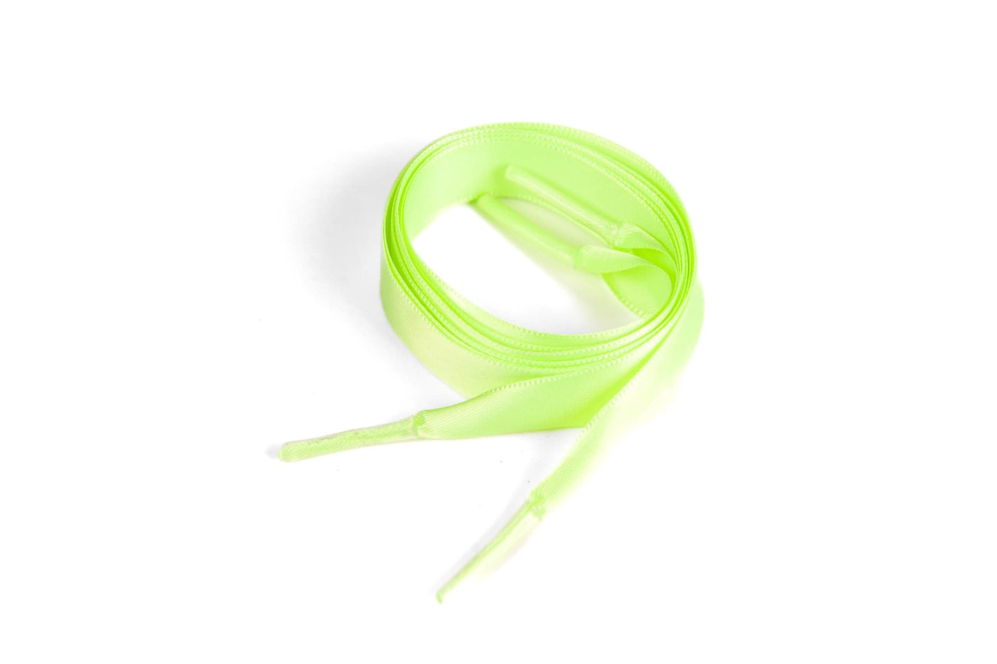 Satin Ribbon 5/8" Premium Quality Shoelaces - 48" Inch Length Key Lime