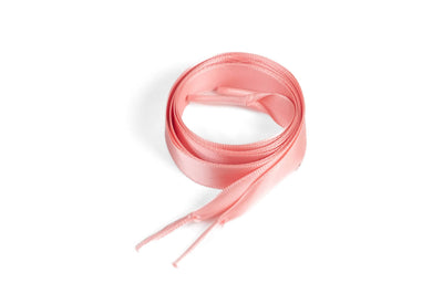 Satin Ribbon 5/8" Premium Quality Shoelaces - 48" Inch Length Lt Coral