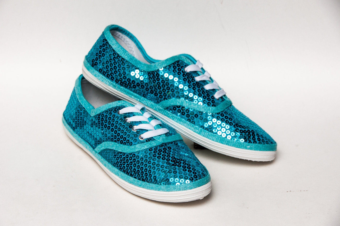 Malibu Blue Sequin Sneakers