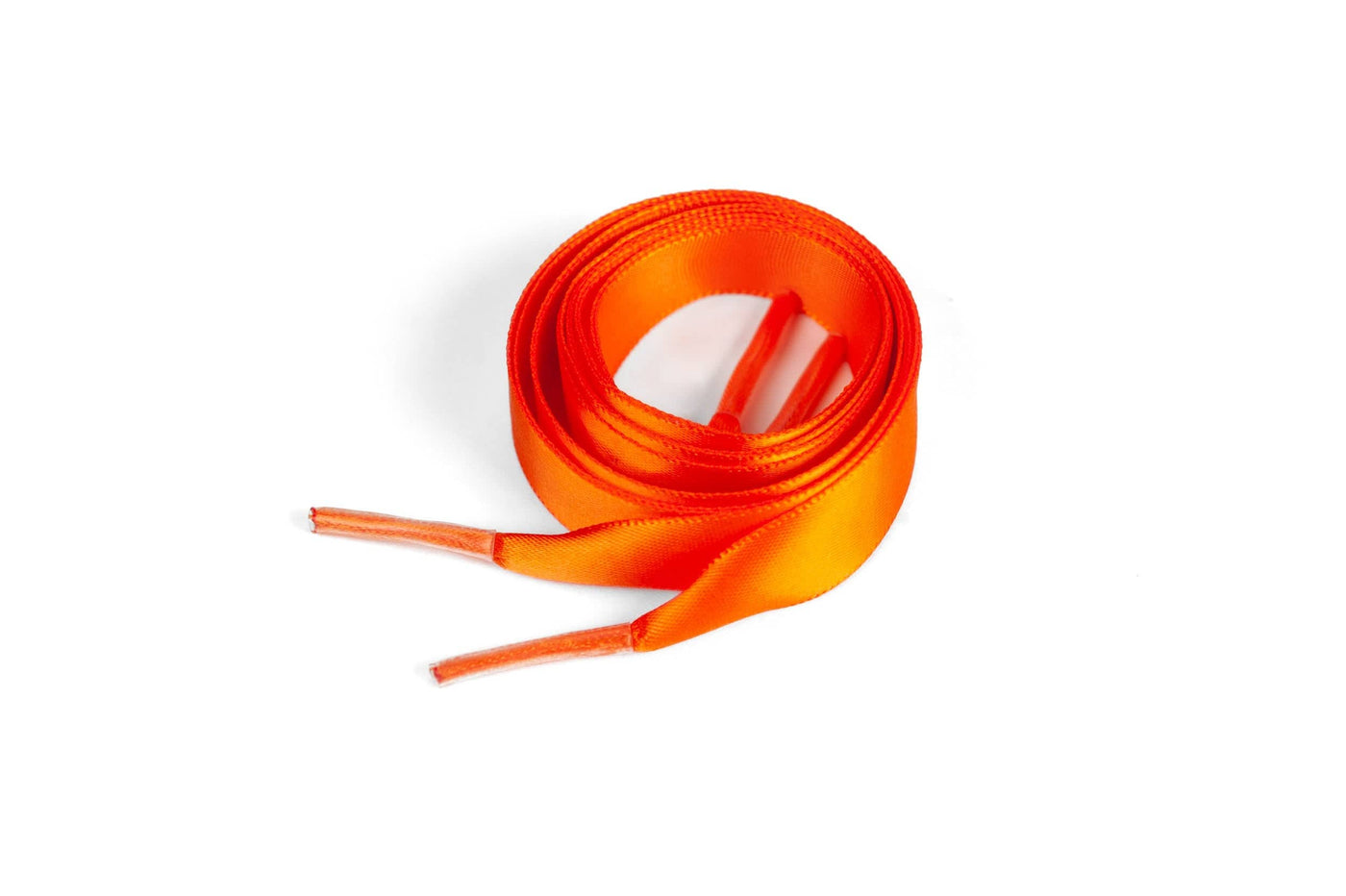 Satin Ribbon 5/8" Premium Quality Shoelaces - 36" Inch Length Orange