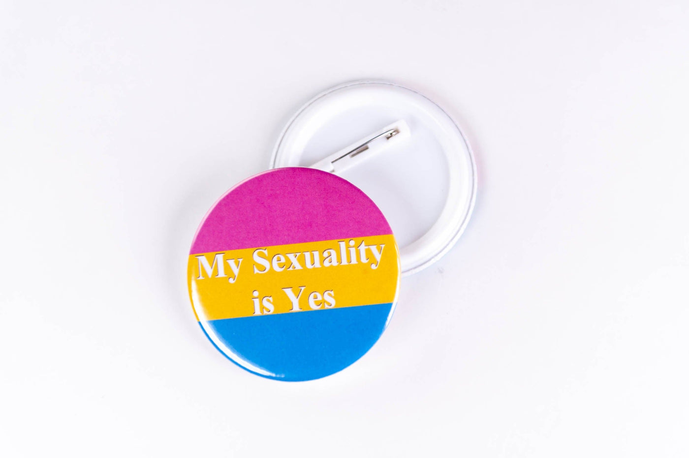 Pinback Buttons LGBT+ Phrase and Pride Flag Pin Back Buttons