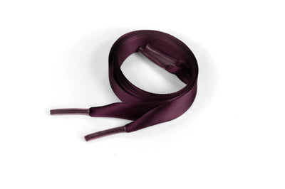 Satin Ribbon 5/8" Premium Quality Shoelaces - 36" Inch Length Raisin