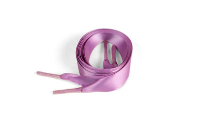 Satin Ribbon 5/8" Premium Quality Shoelaces - 36" Inch Length Rosie Mauve