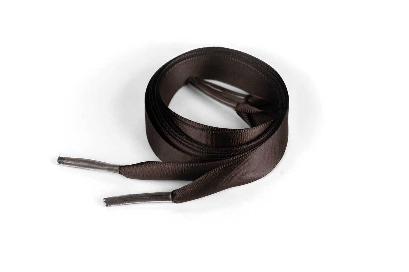 Satin Ribbon 5/8" Premium Quality Shoelaces - 36" Inch Length Seal Brown