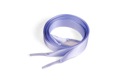 Shoelaces Bridal Custom Text Satin Ribbon 5/8" Premium Quality Shoelaces - 48" & 54" Lengths 48" (Low Tops) / Iris