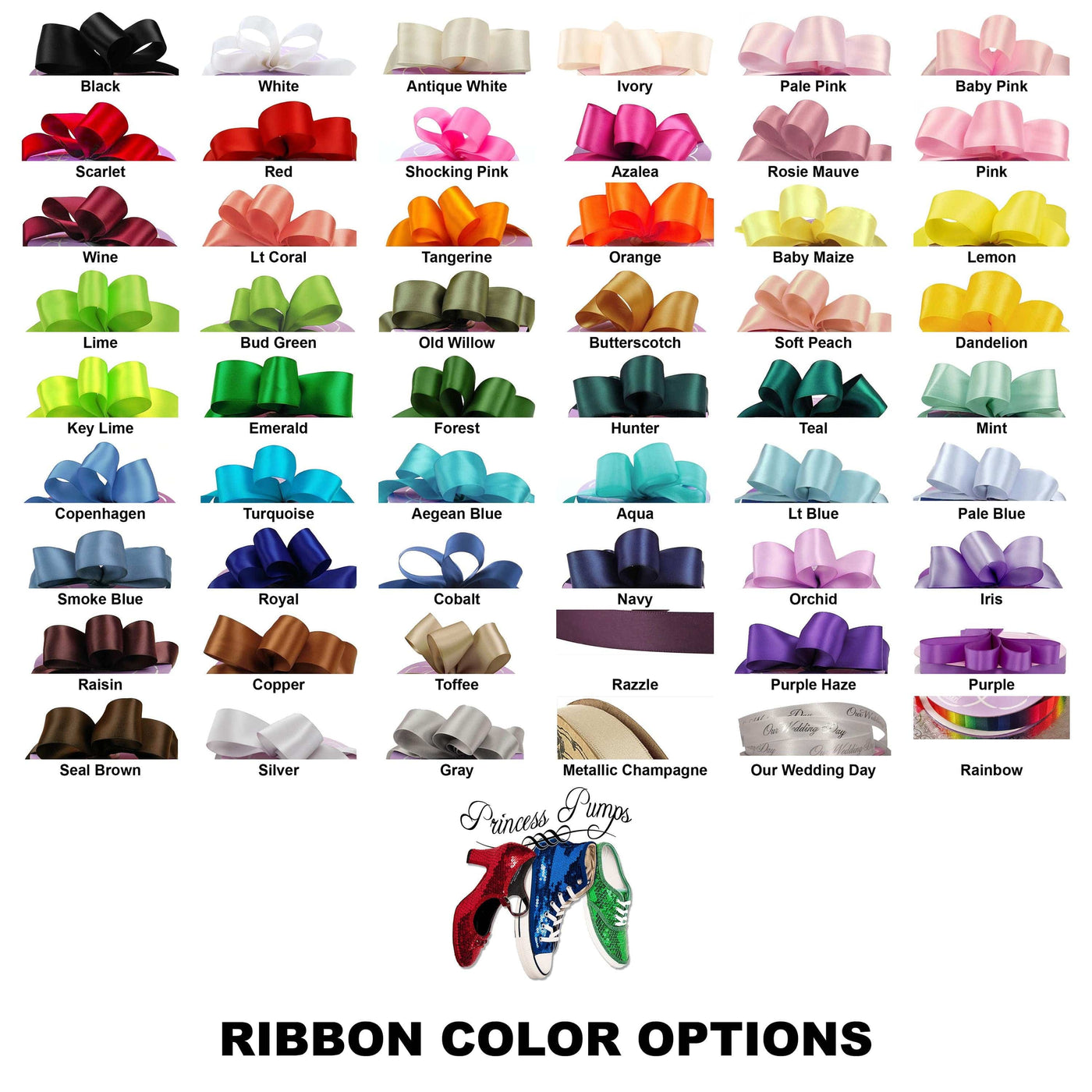 Satin Ribbon 5/8" Premium Quality Shoelaces - 48" Inch Length Surprise Me!