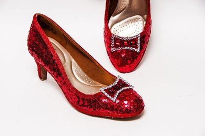 Red Sequin 3 Inch High Heels - Princess Pumps: Custom Shoes & More